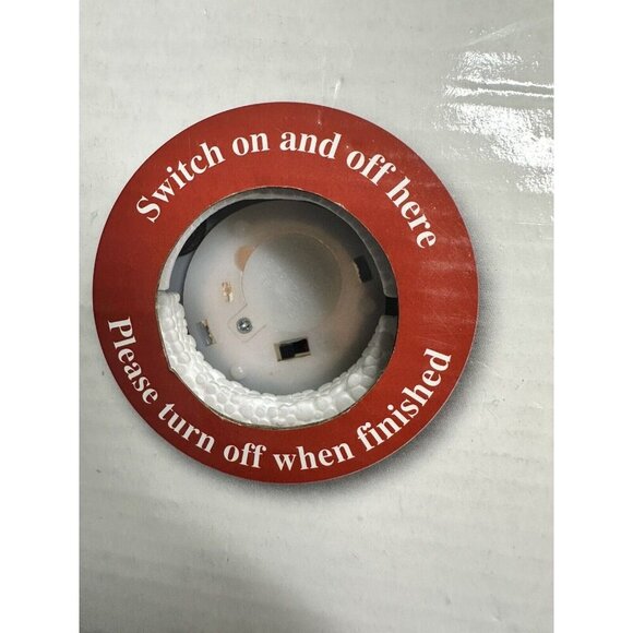 Christmas Hand Blown Glass Angel Nativity Snow Globe Color Change LED Lights NEW - Picture 8 of 8